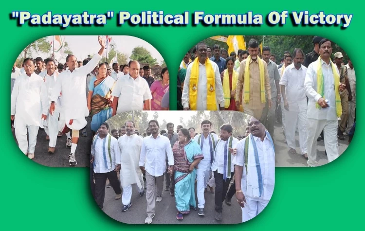 Padayatra in Telugu state