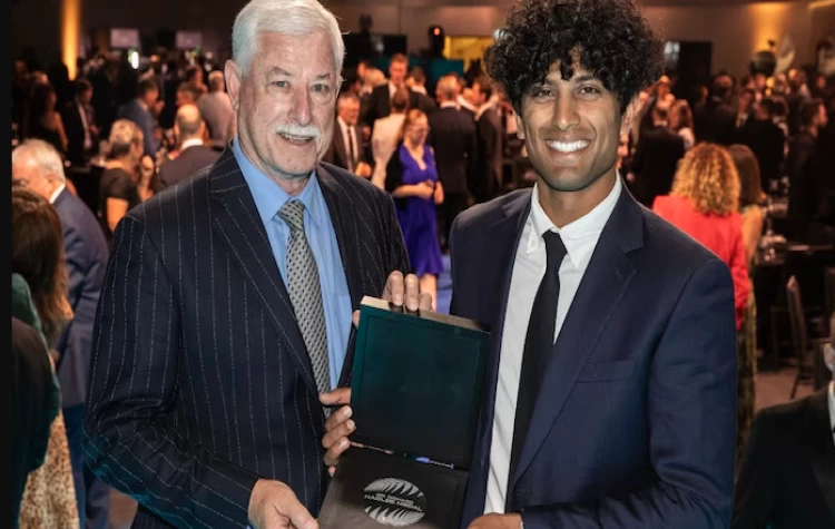 Rachin Ravindra: Youngest Sir Richard Hadlee Medal Recipient