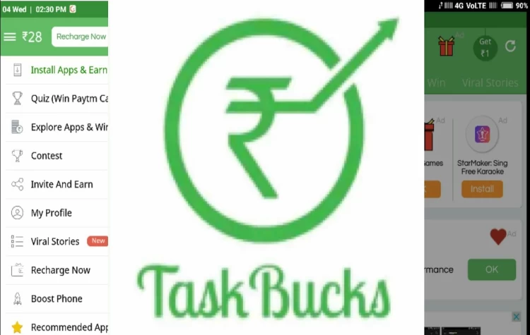 TaskBucks Android app