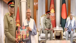 Bangladesh Interim Leader Muhammad Yunus Faces Backlash Over Controversial Map Including Indian Territory