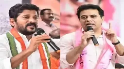 KTR Dares Revanth Reddy To Face Him From Malkajgiri In Lok Sabha Polls